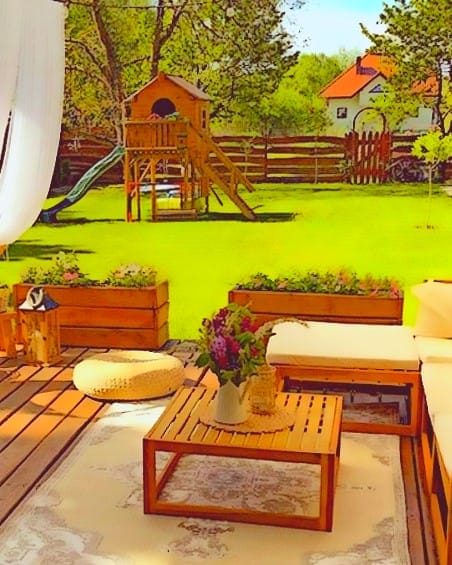 Top 5 idei de amenajare curte copii, dar si o gradina pentru parinti